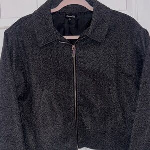 Classic Black Women's Bomber Jacket